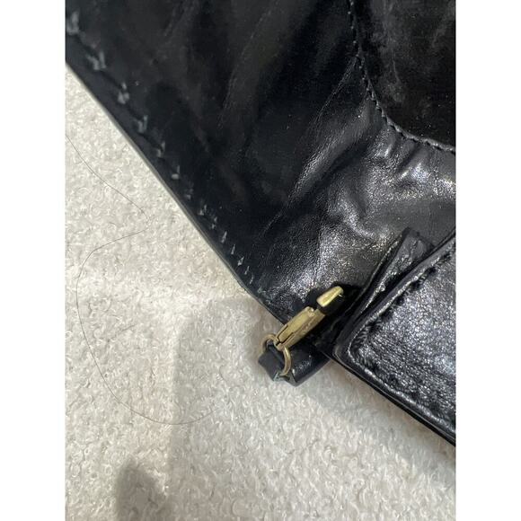 Jimmy Choo Black Leather and Suede Crossbody Bag - Picture 7 of 9